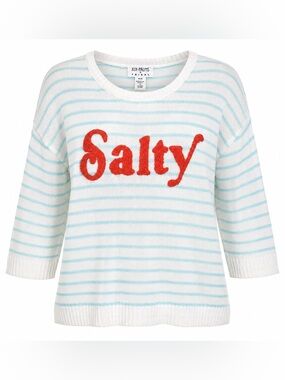 XIX Palms x Tribal Salty Sweater Striped Cotton M Medium